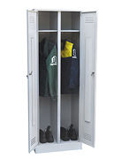 Шкаф для одежды двухстворчатый сварной 500х600х1750
