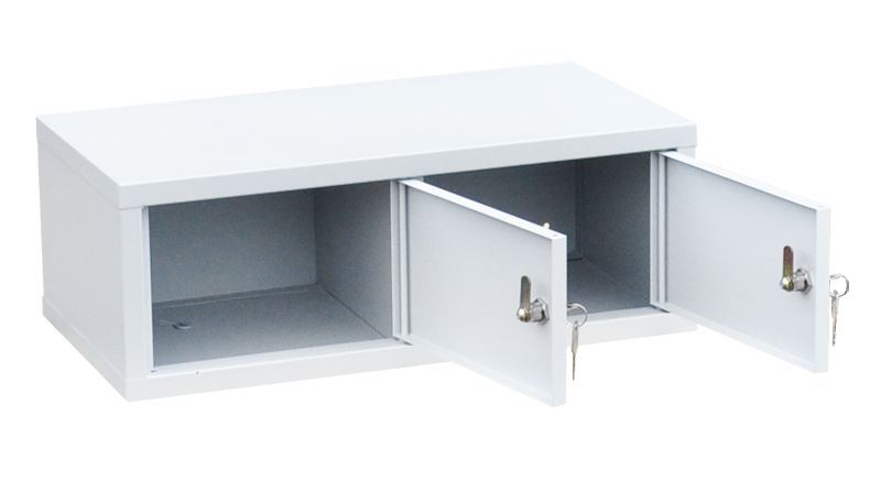 Индивидуальный шкаф кассира на 2 отделения горизонтальный (навесной) (ИШК-2г) слайд 2